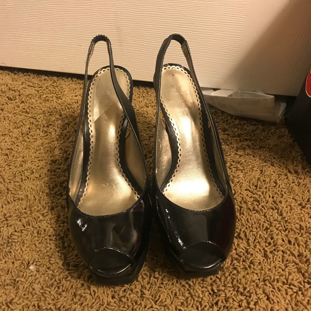 Bebe Black heels